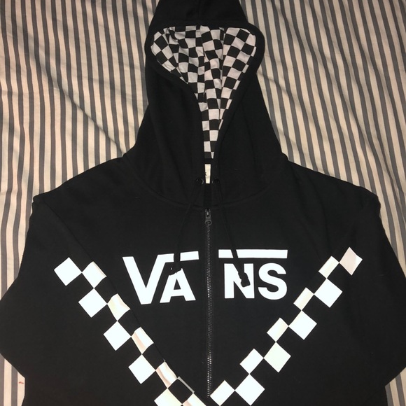 vans jacket checkered